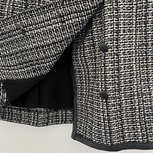 Anthropologie Maeve Tweed Mini Dress Black White NWOT - Picture 10 of 16